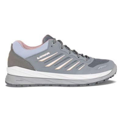 Lowa | Damen Axos GTX Lo Ws, Grau/Melone | Schneller Versand