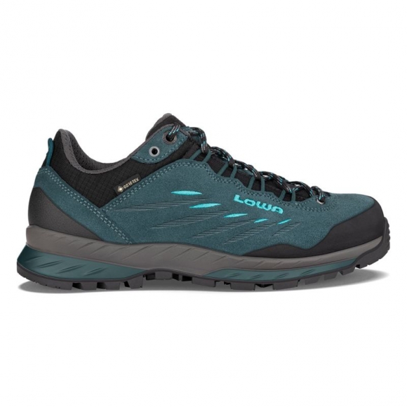 Lowa | Damen Delago GTX Lo Ws, Petrol/Aquamarin | Sofort lieferbar