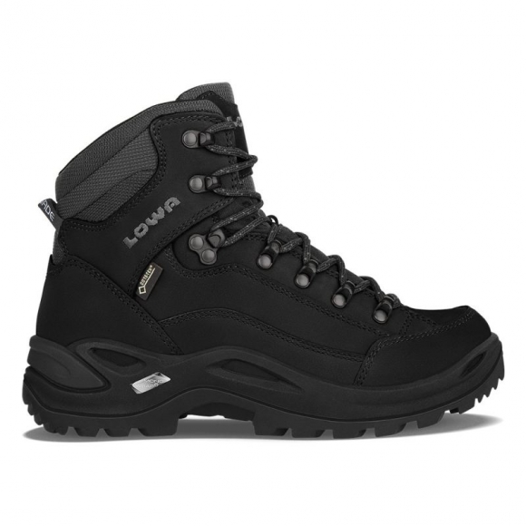 Lowa | Damen Renegade GTX Mid Ws – Tiefschwarz | Sofort lieferbar