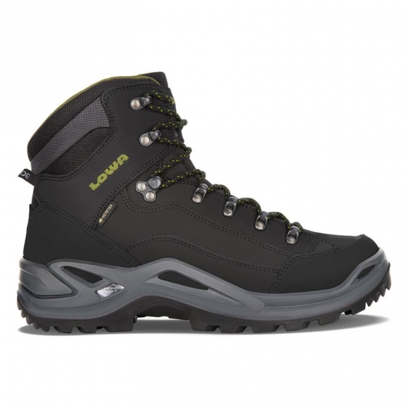 Lowa | Herren Renegade GTX Mid – Schwarz/Oliv | Schneller Versand