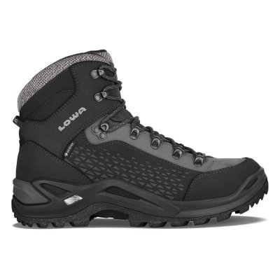 Lowa | Herren Renegade Warm GTX Mid - Schwarz/Grau | Schneller Versand