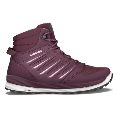 Lowa | Damen Axos GTX Mid Ws, Burgund/Rose | Schneller Versand