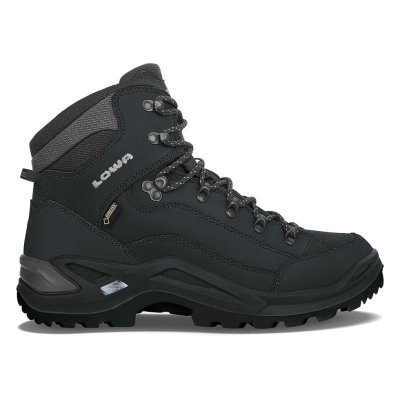 Lowa | Herren Renegade GTX Mid, Tiefschwarz | Schneller Versand