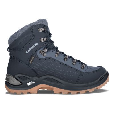 Lowa | Damen Renegade Warm GTX Mid Ws, Marineblau/Eisblau | Schneller Versand