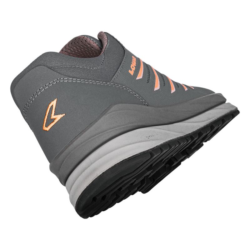 Lowa | Damen Axos GTX Lo Ws, Grau/Melone | Schneller Versand