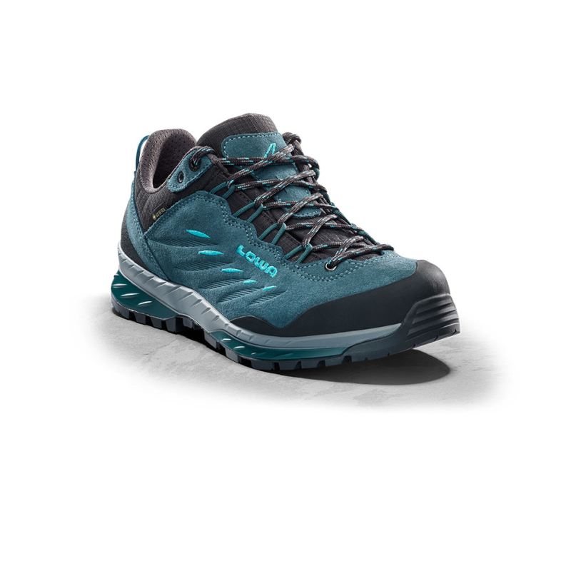 Lowa | Damen Delago GTX Lo Ws, Petrol/Aquamarin | Sofort lieferbar