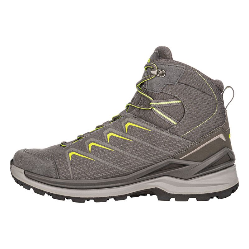 Lowa | Herren Ferrox Pro GTX Mid, Graphit/Limette | Schneller Versand