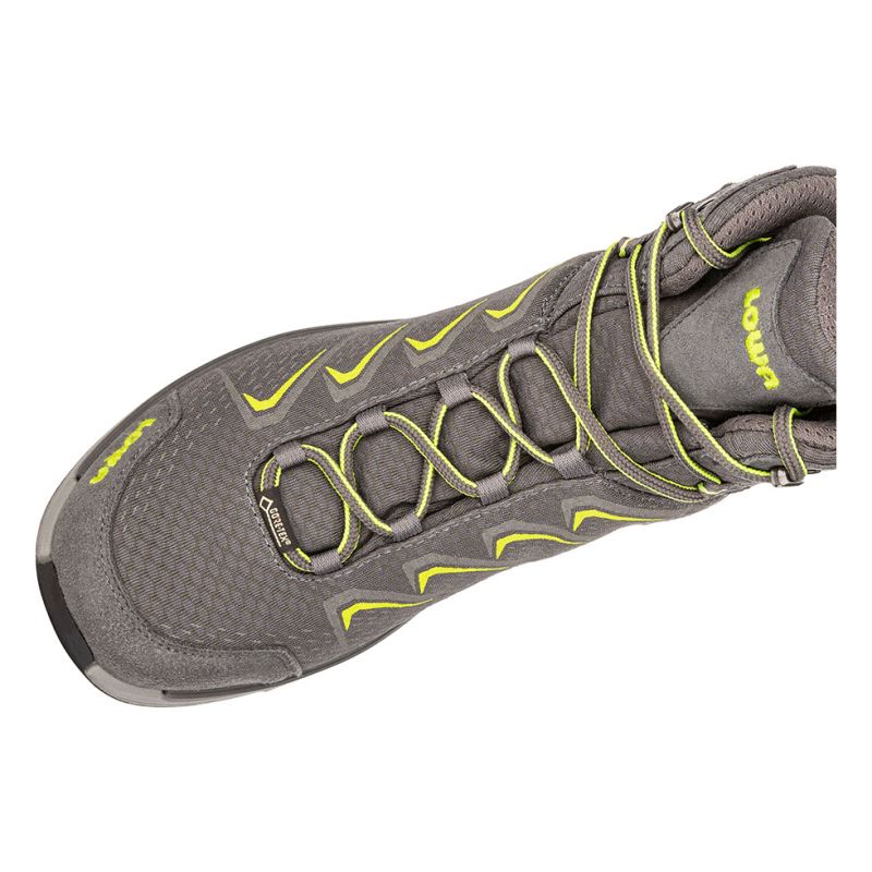 Lowa | Herren Ferrox Pro GTX Mid, Graphit/Limette | Schneller Versand
