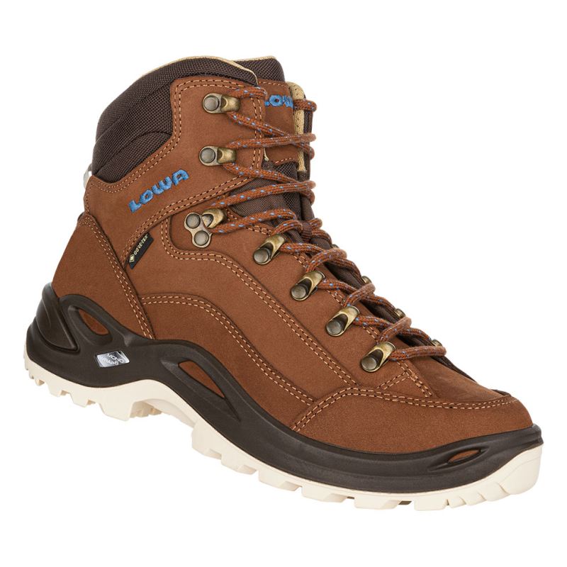Lowa | Damen Renegade GTX Mid Ws – Mahagoni/Marineblau | Sofort lieferbar
