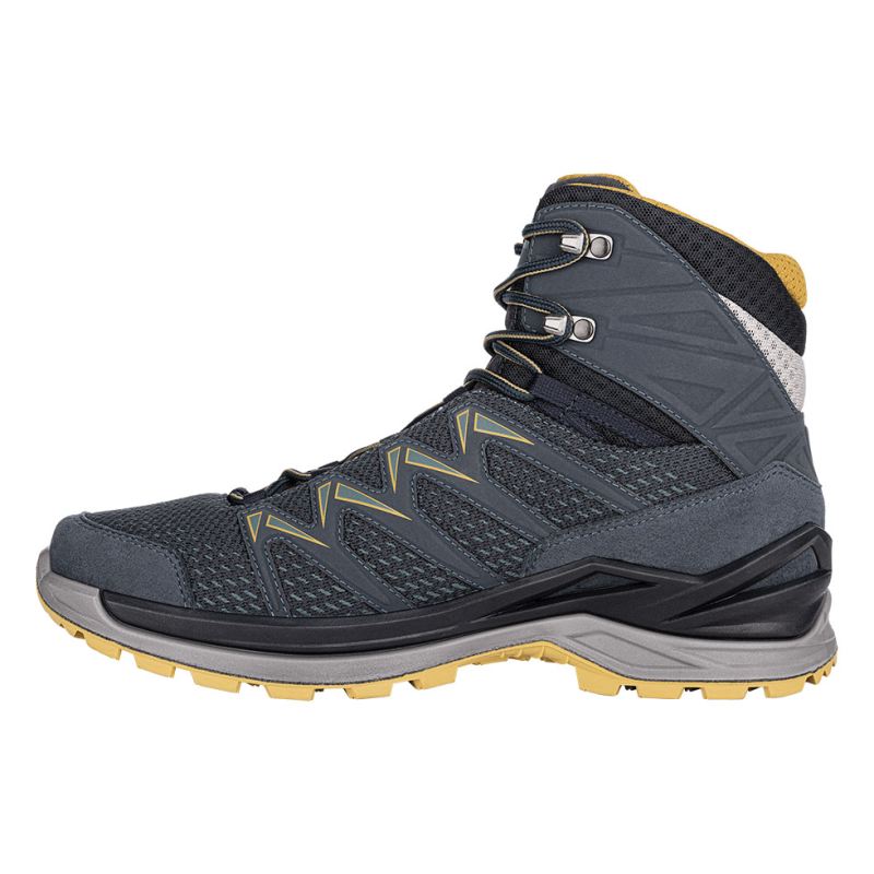 Lowa | Innox Pro GTX Mid, Herren, Stahlblau/Senfgelb | Sofort lieferbar