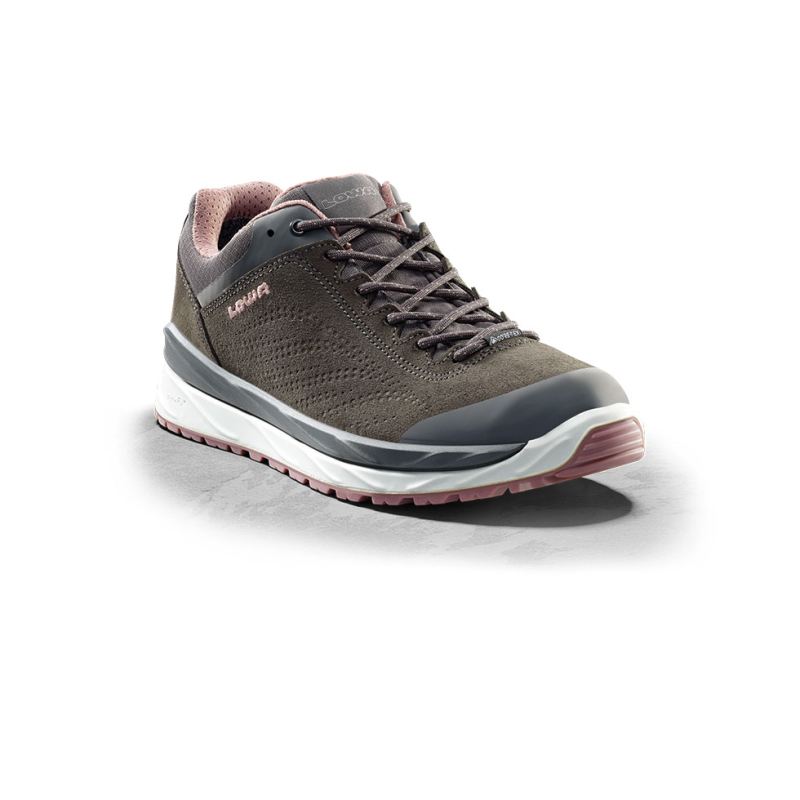 Lowa | Damen Malta GTX Lo Ws – Anthrazit/Rosa | Sofort lieferbar