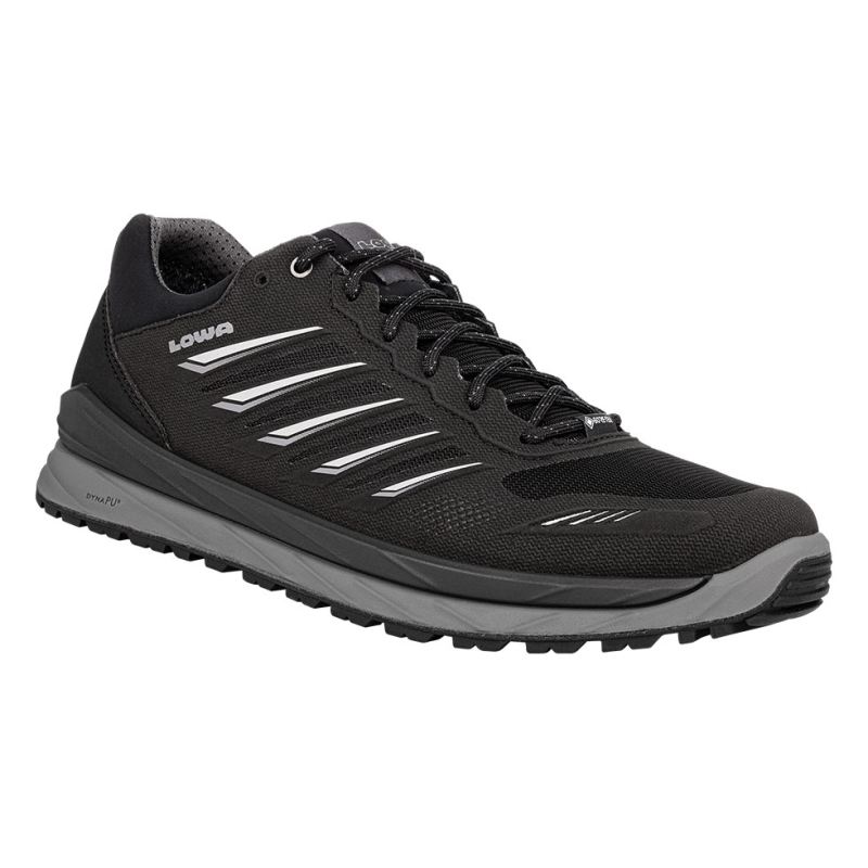 Lowa | Herren Axos GTX Lo, Schwarz/Grau | Schneller Versand