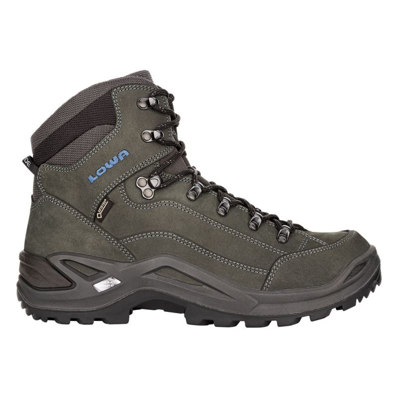 Lowa | Herren Renegade GTX Mid, Anthrazit/Stahlblau | Schneller Versand