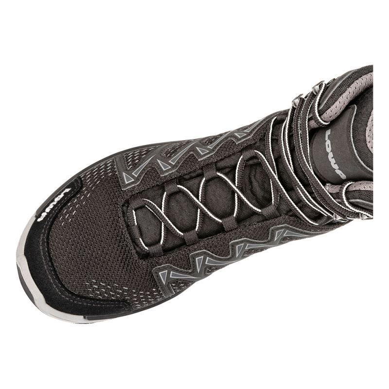 Lowa | Herren Ferrox Pro GTX Mid, Schwarz/Hellgrau | Schneller Versand