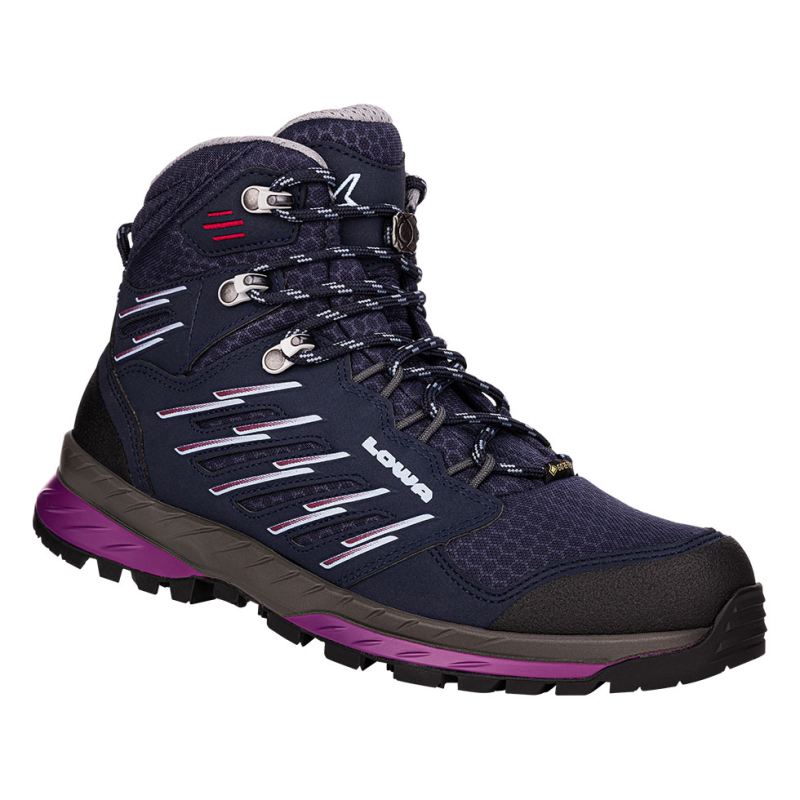 Lowa | Trek Evo GTX Mid Ws für Damen, Marineblau/Beere | Sofort lieferbar