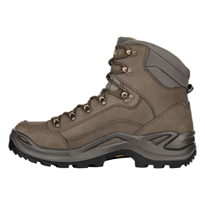 Lowa | Herren Renegade GTX Mid, Oliv/Senfgelb | Schneller Versand