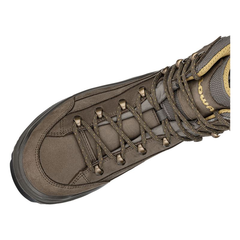 Lowa | Herren Renegade GTX Mid, Oliv/Senfgelb | Schneller Versand