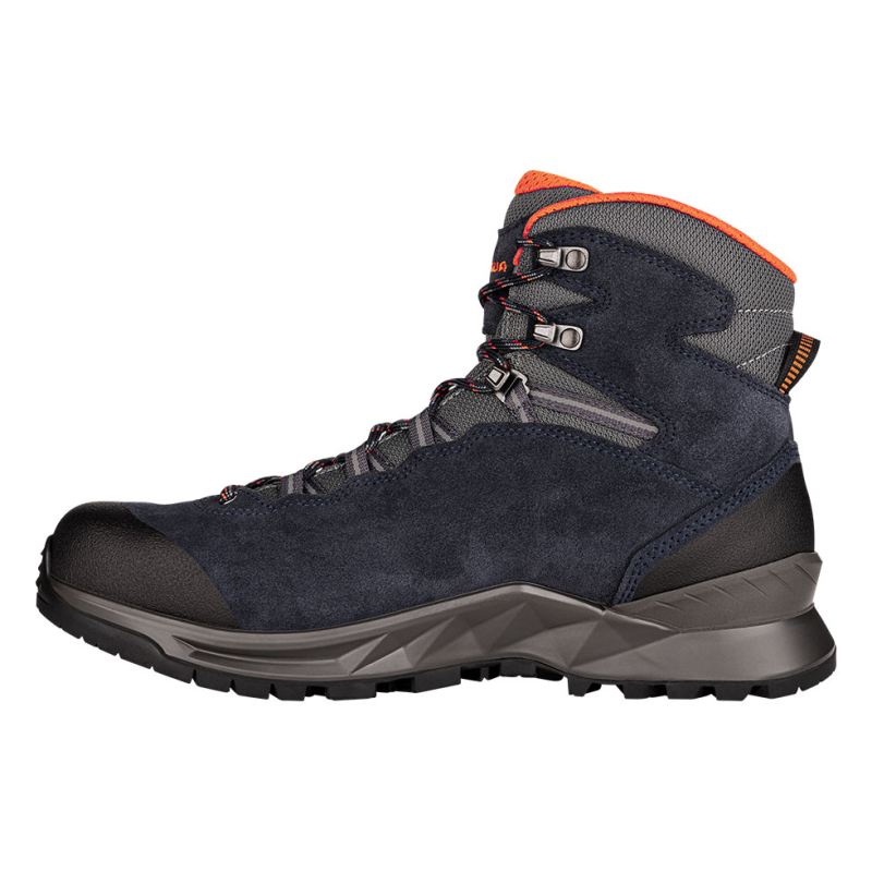 Lowa | Herren Lowa Explorer II GTX Mid, Marineblau/Orange | Schneller Versand