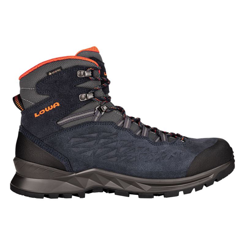 Lowa | Herren Lowa Explorer II GTX Mid, Marineblau/Orange | Schneller Versand