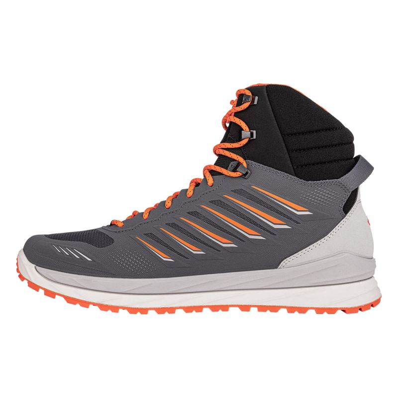 Lowa | Herren Axos GTX Mid, Graphit/Flame | Schneller Versand