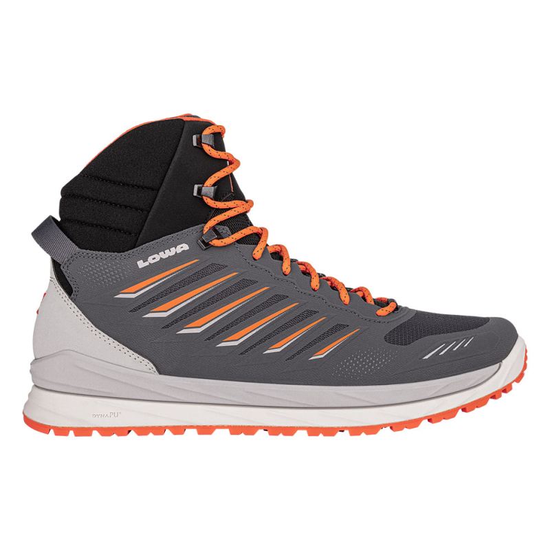 Lowa | Herren Axos GTX Mid, Graphit/Flame | Schneller Versand