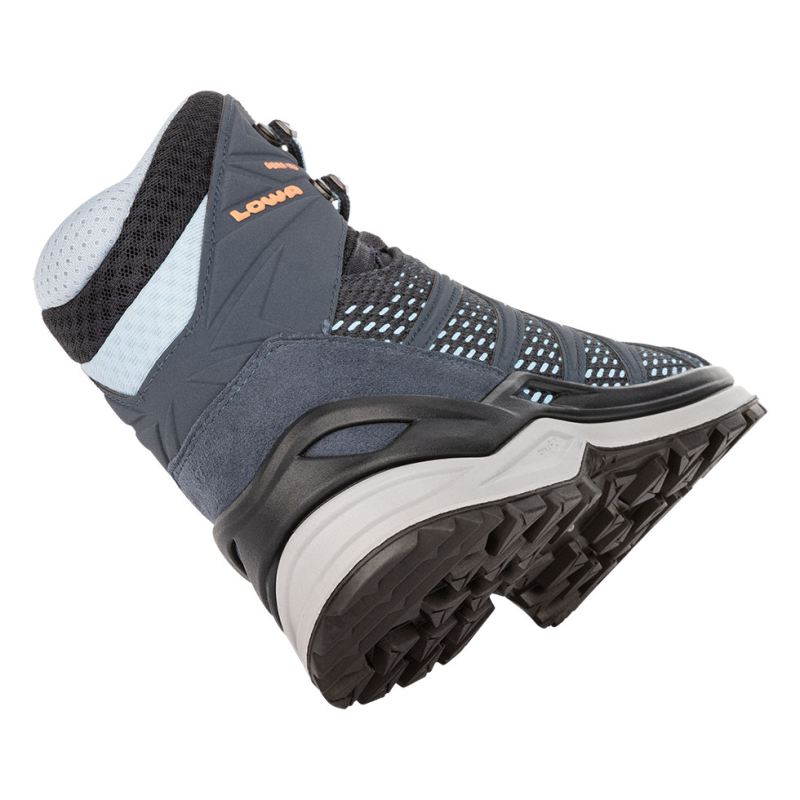 Lowa | Damen Innox Pro GTX Mid Ws, Stahlblau/Lachs | Schneller Versand