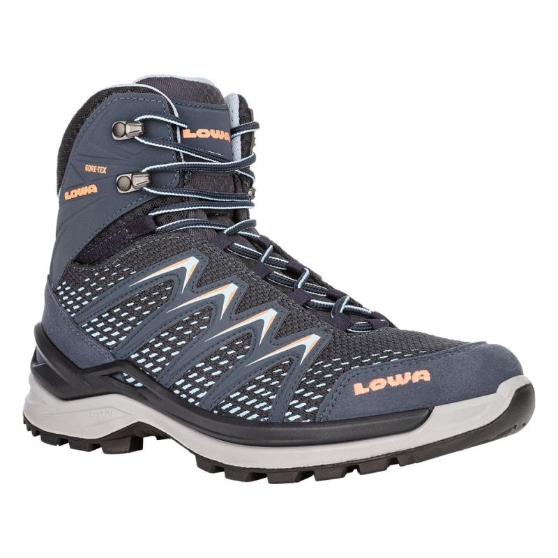 Lowa | Damen Innox Pro GTX Mid Ws, Stahlblau/Lachs | Schneller Versand