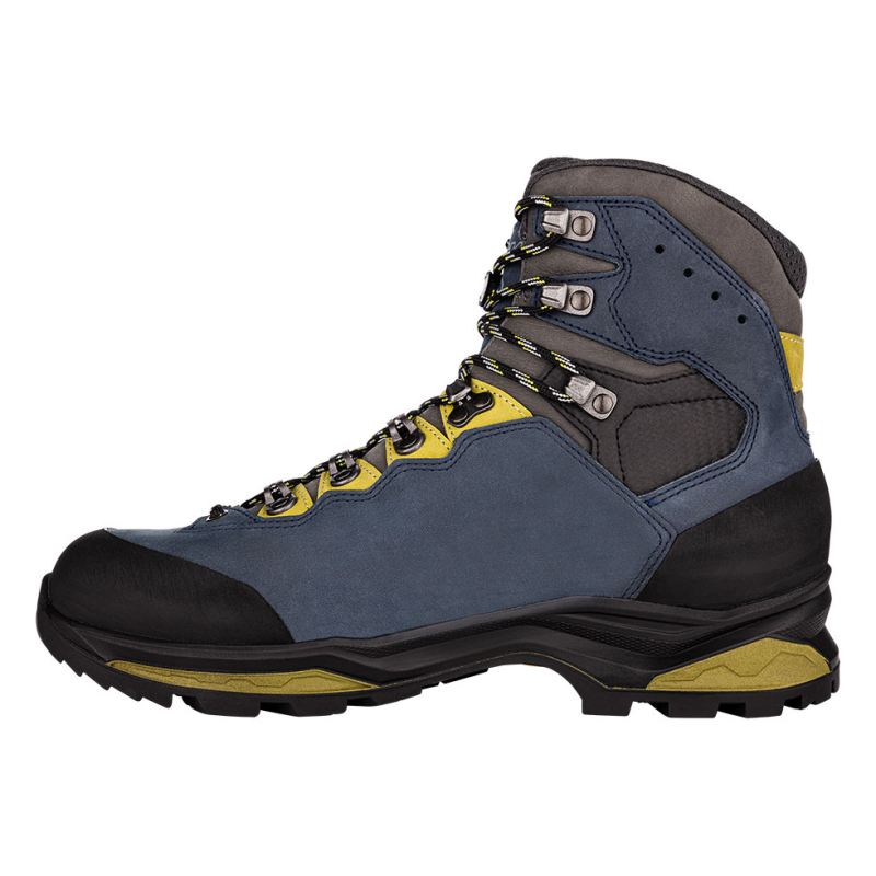 Lowa | Herren Camino Evo GTX – Stahlblau/Kiwi | Schneller Versand