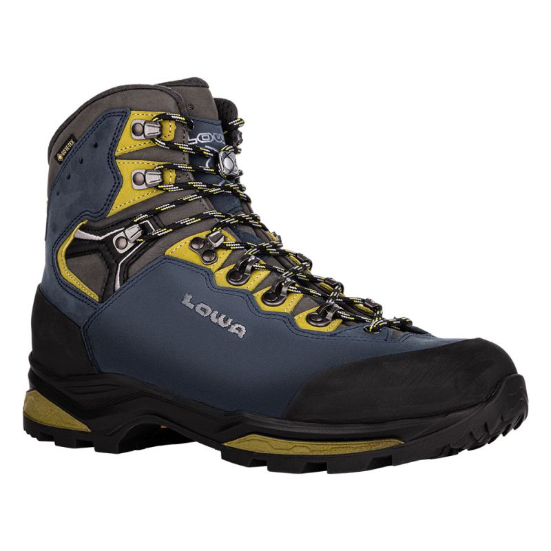 Lowa | Herren Camino Evo GTX – Stahlblau/Kiwi | Schneller Versand