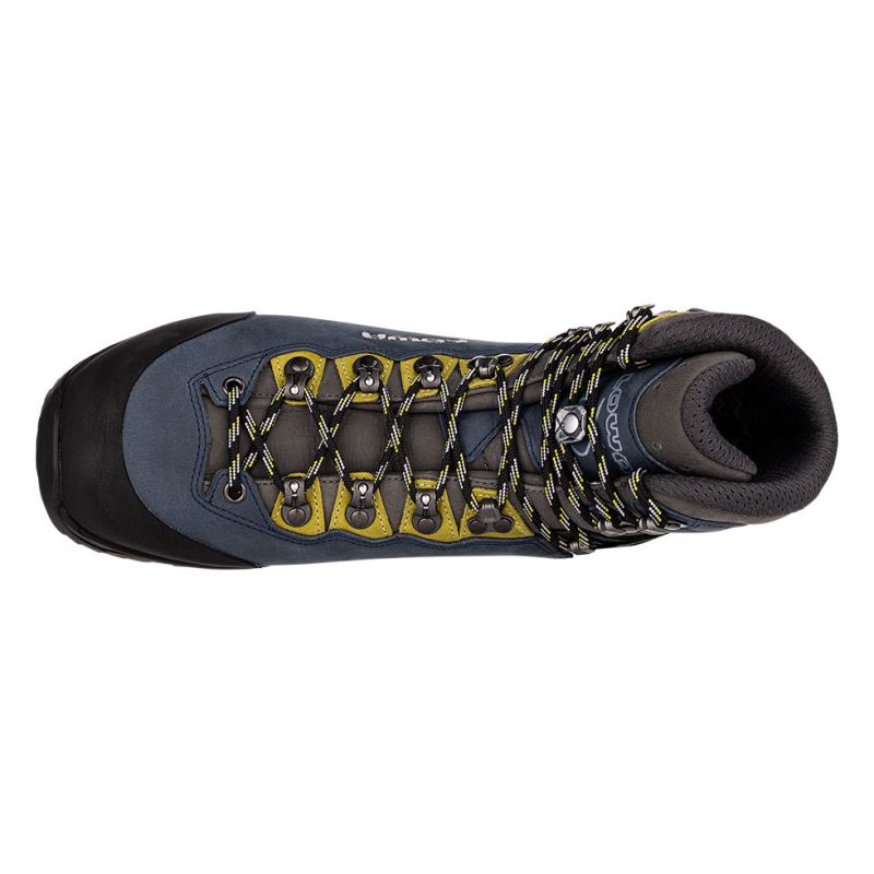 Lowa | Herren Camino Evo GTX – Stahlblau/Kiwi | Schneller Versand