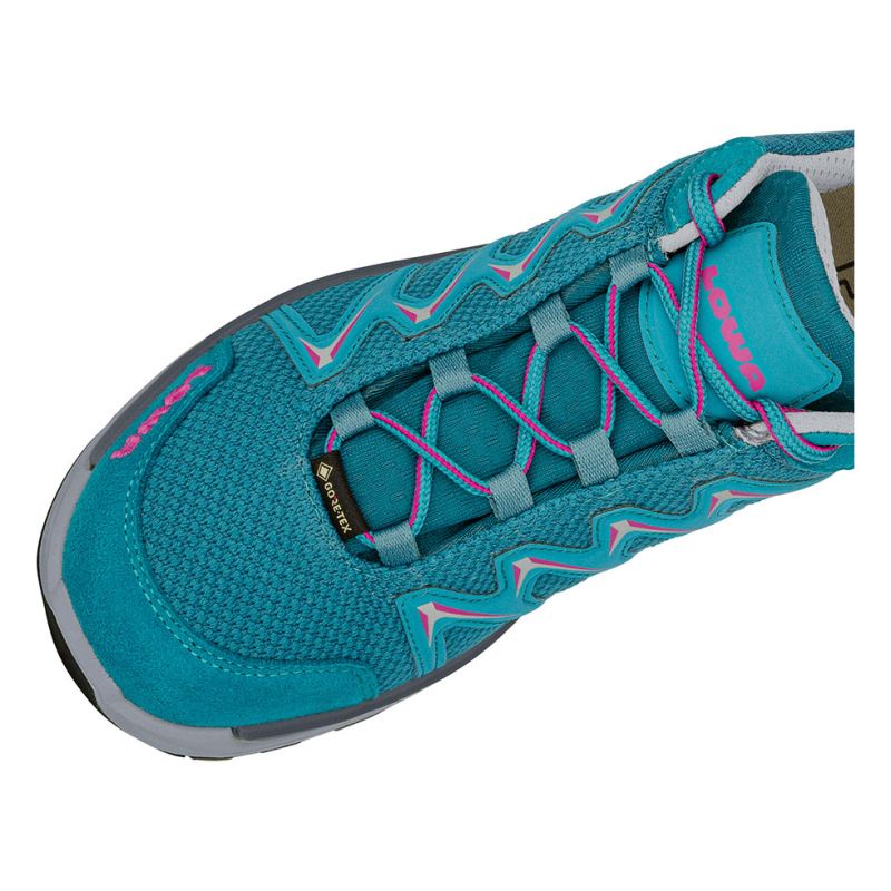 Lowa | Damen Innox Pro GTX Lo Ws – Türkis/Pink | Schneller Versand
