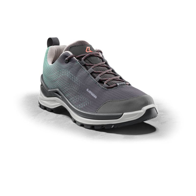Lowa | Damen Zirrox GTX Lo Ws, Grau/Jade | Schneller Versand