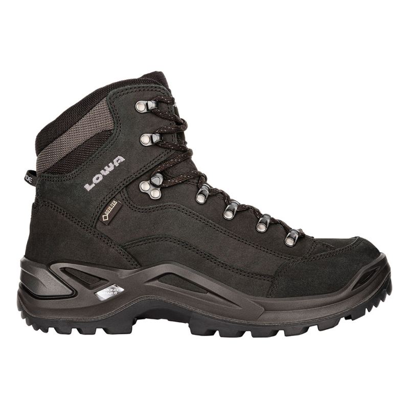 Lowa | Herren Renegade GTX Mid, Tiefschwarz | Schneller Versand