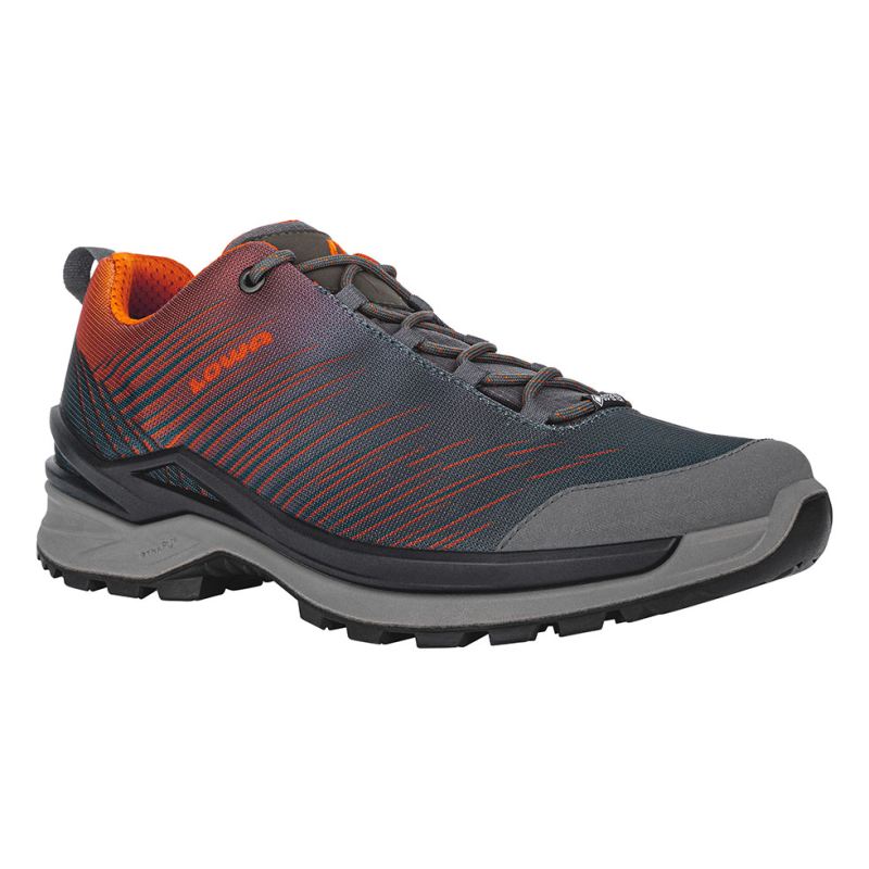 Lowa | Herren Zirrox GTX Lo, Marineblau/Orange | Schneller Versand