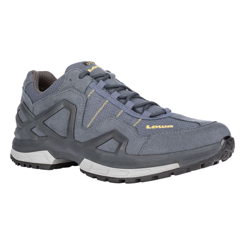 Lowa | Herren Gorgon GTX, Stahlblau/Senf | Schneller Versand