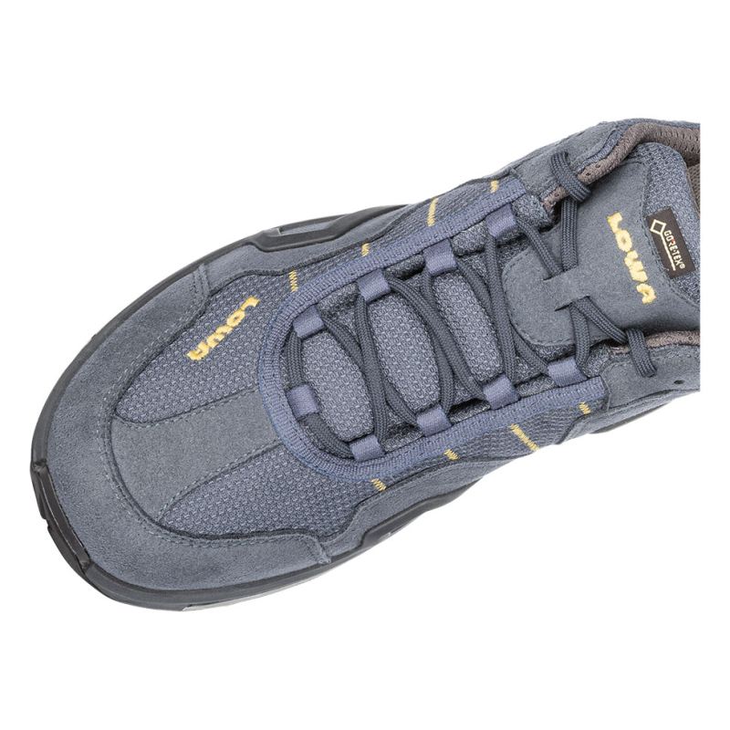 Lowa | Herren Gorgon GTX, Stahlblau/Senf | Schneller Versand